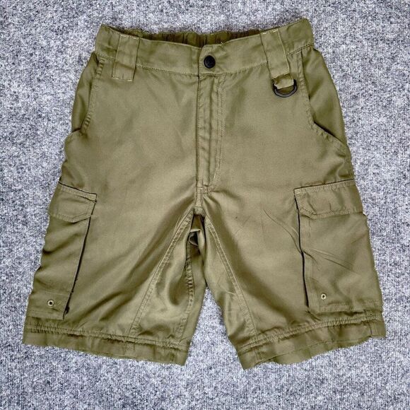 Boy Scouts of America Cargo Shorts Men XS Green Relaxed Switchback Uniform Adult - Picture 1 of 9